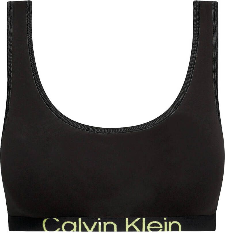Calvin Klein Jeans Zwarte Jeans Ondergoed met Iconische Elastische Band Black Dames