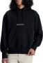 Calvin Klein Heren Hoodie van Fleece met Borduursel Zwart Heren - Thumbnail 3