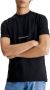 Calvin Klein Jeans Zwart effen T-shirt met korte mouwen Black Heren - Thumbnail 3