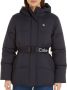 Calvin Klein Gewatteerde jas met riem en capuchon Black Dames - Thumbnail 2