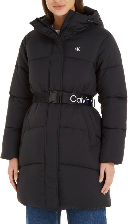 Calvin Klein Logo Belt Winterjas Dames