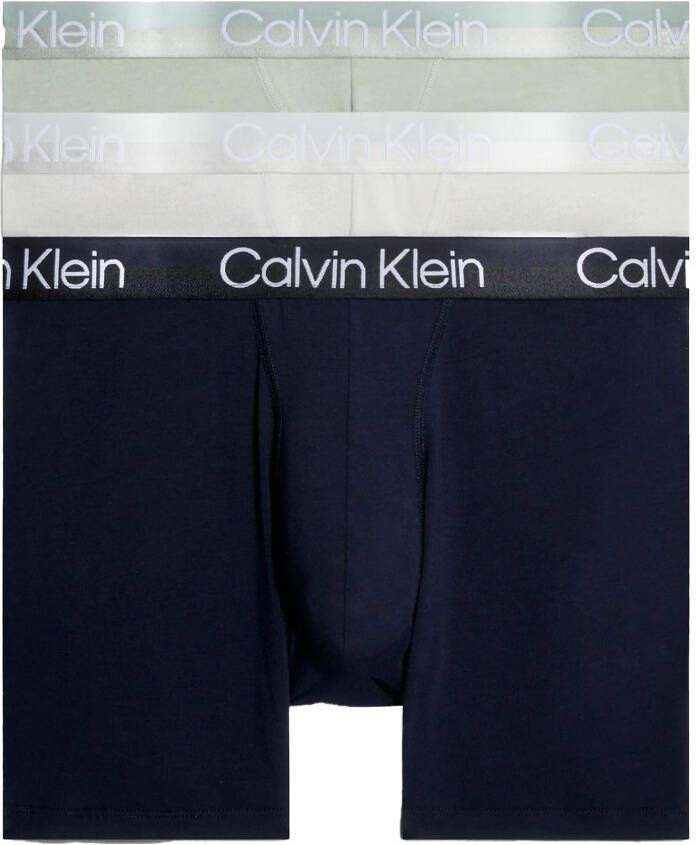 Calvin Klein Modern Structure Long Boxershorts Heren (3-pack)