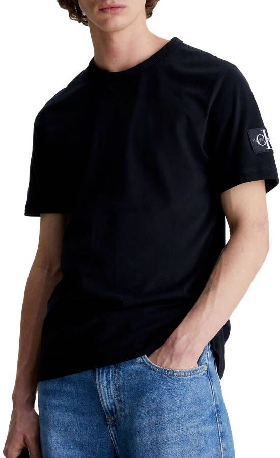 Calvin Klein Monogram Sleeve Badge Shirt Heren