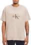 Calvin Klein Jeans T-shirt met extra brede schouders model 'MONOLOGO' - Thumbnail 4