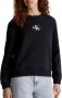 Calvin Klein Minimalistische trui met lange mouwen Black Dames - Thumbnail 1