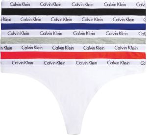 Calvin Klein String THONG 5PK (5 stuks Set van 5)