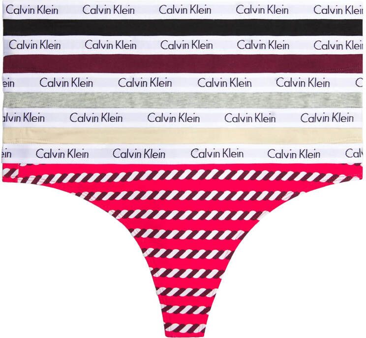 Calvin Klein Strings Dames (5-pack)