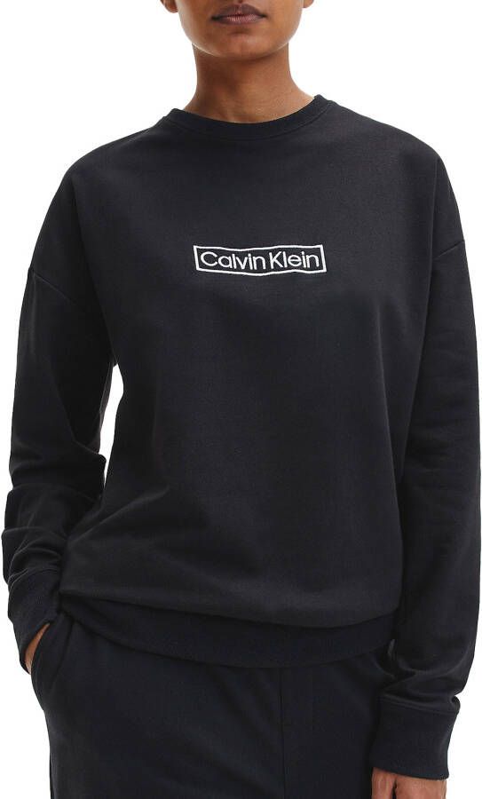 Calvin Klein Sweatshirt met afhangende schouders