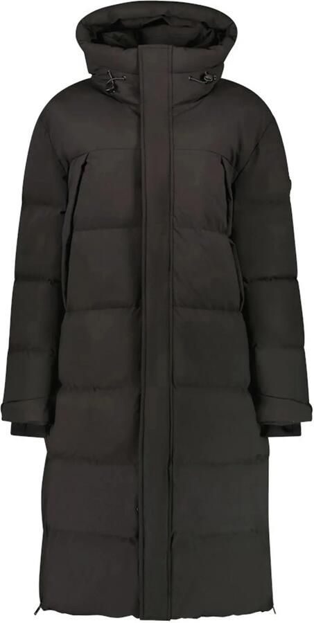 CARS JEANS Gewatteerde lange jas met blinde ritssluiting