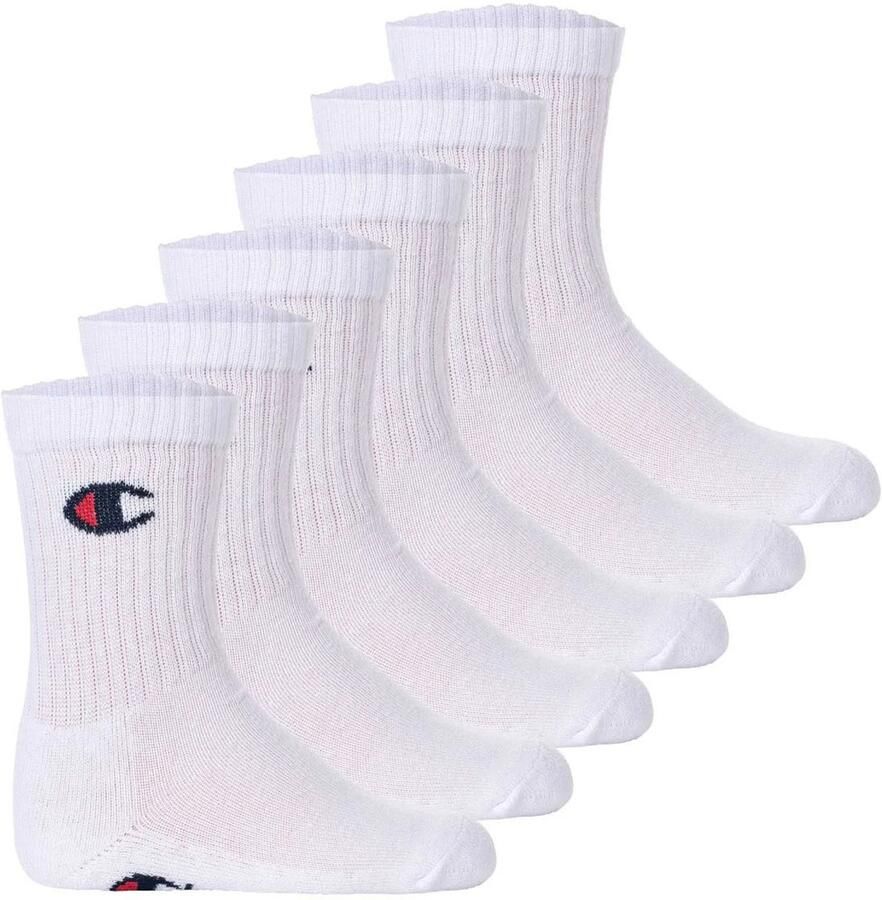 Champion Sportsokken 6pk Crew Socks (set 6 paar)