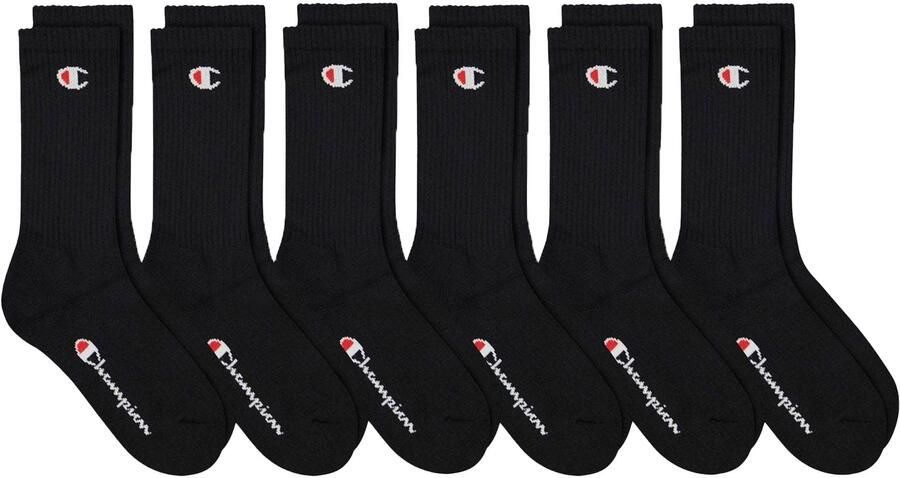 Champion Sokken met logostitching in een set van 6 paar