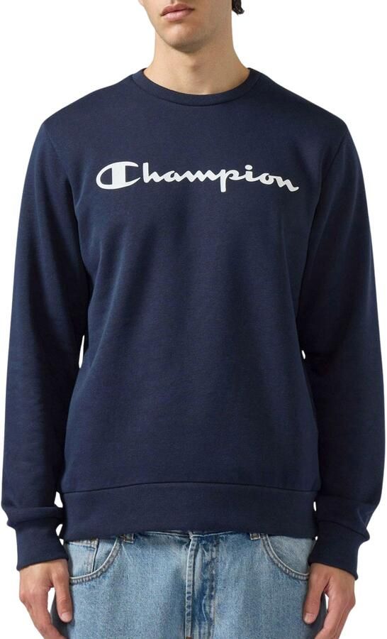 Champion Script Logo Crewneck Sweater Heren