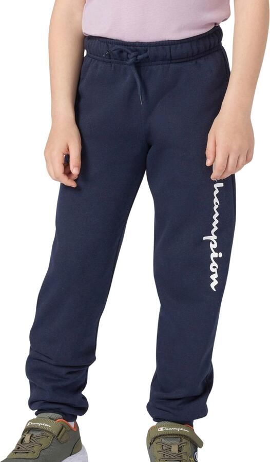 Champion Script Logo Fleece Rib Cuff Joggingbroek Junior