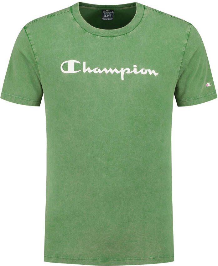 Champion Old Groen T-shirt Heren