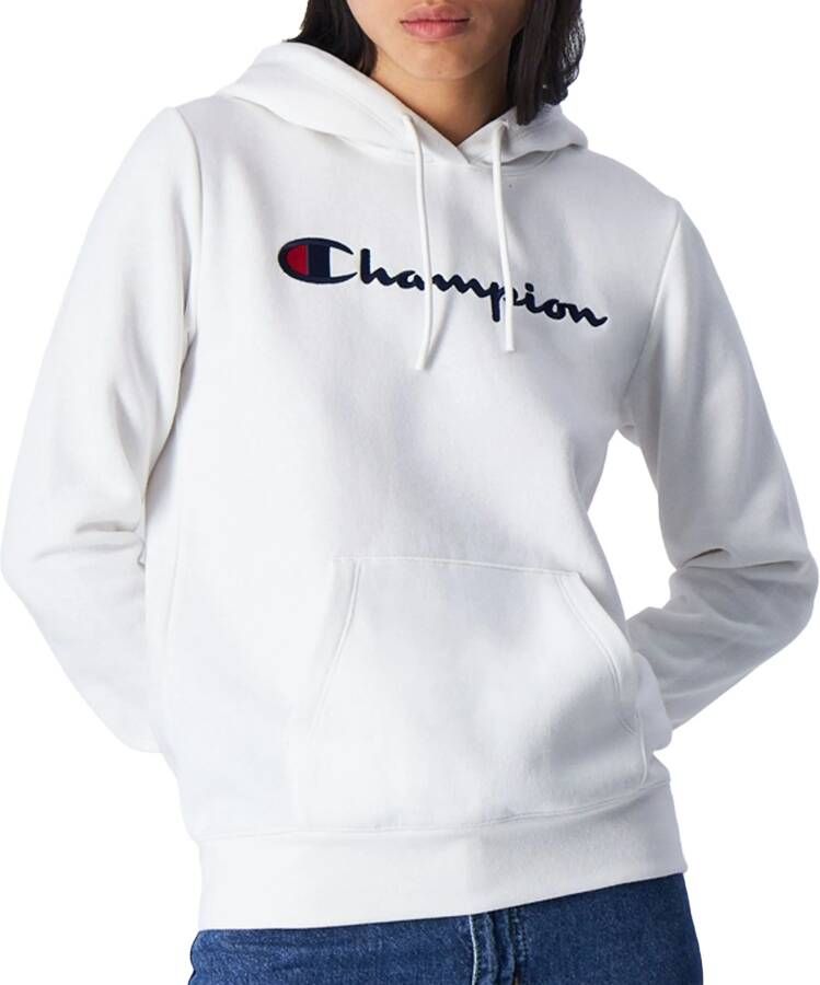 Champion Script Logo Light Fleece Hoodie Dames