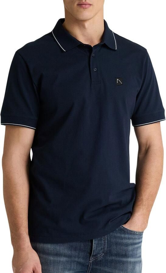 CHASIN' regular polo donkerblauw - Foto 3