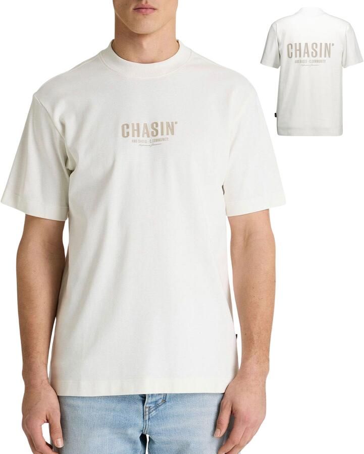 CHASIN' oversized T-shirt met backprint wit - Foto 4