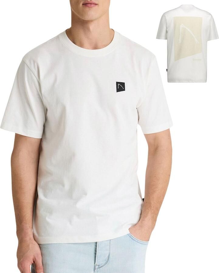 CHASIN' oversized T-shirt met backprint wit - Foto 3