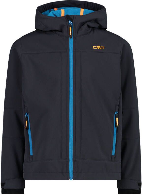 CMP Softshell-jack KID SOFTSHELL JACKET FIX HOOD voor kinderen Ademend & warmte-isolerend & waterafstotend & voor kinderen (1 stuk)