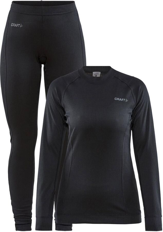 Craft core dry baselayer thermoset zwart dames