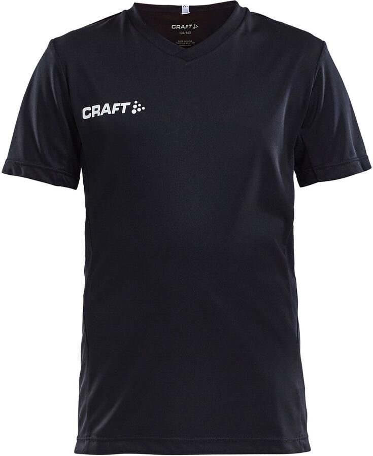 Craft sportshirt zwart Sport t-shirt Polyester V-hals 122