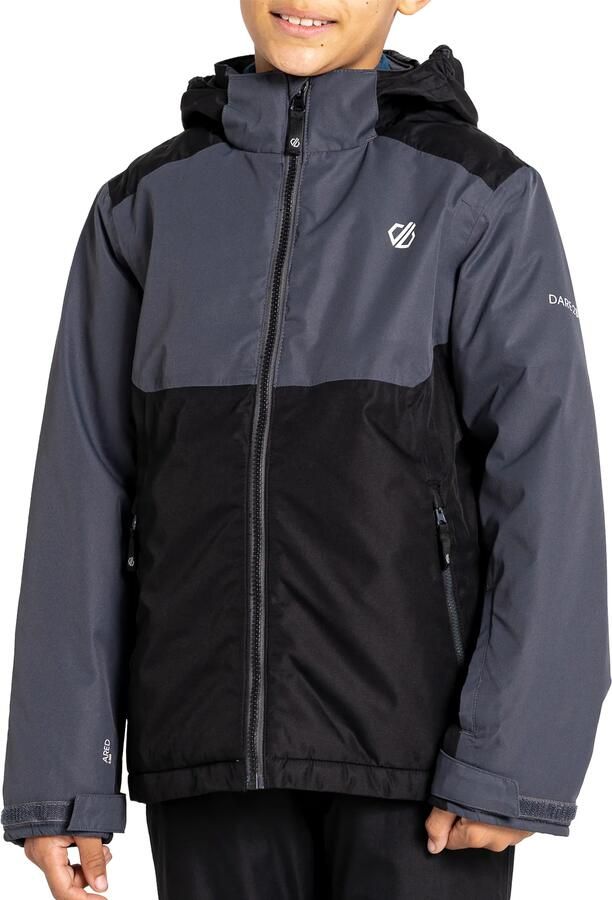 Dare2b impose iii ski jas grijs zwart kinderen