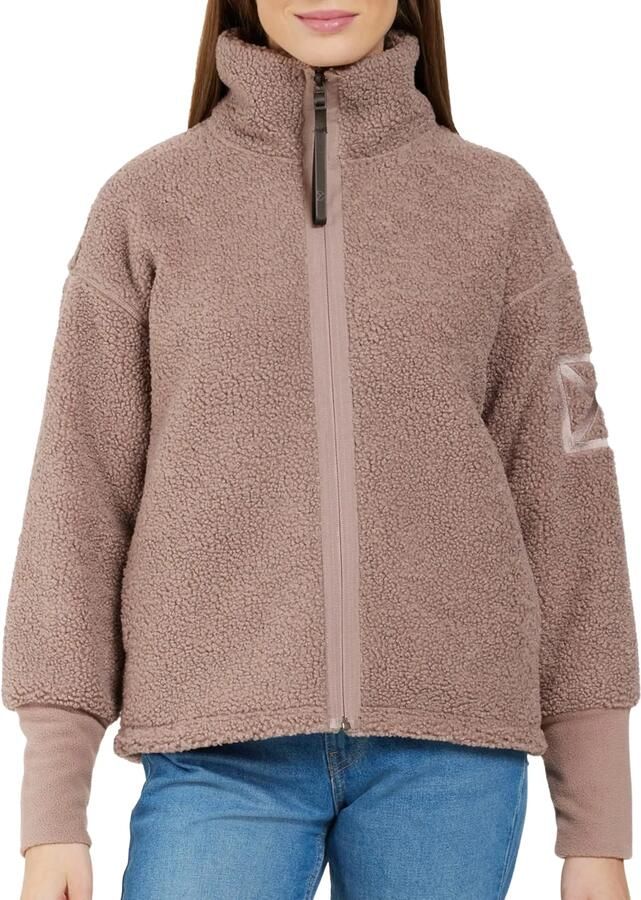 Didriksons Verstelbare Winterjas met Reflecterende Details Pink Dames