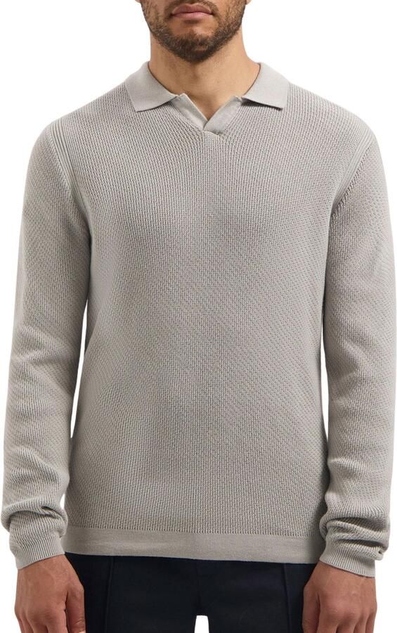 Dstrezzed Kostas Knitted Longsleeve Polo Heren