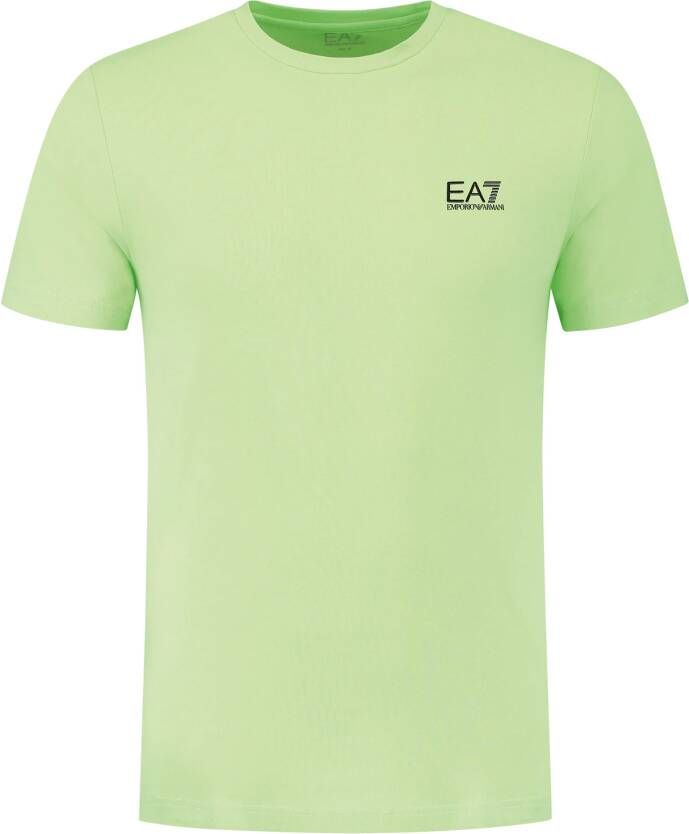 EA7 Basic Logo Stretch-Cotton Shirt Heren