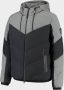 Emporio Armani EA7 Heren Gewatteerde Jas met Capuchon Gray Heren - Thumbnail 1