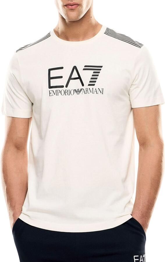 EA7 7-Lines Crew T-shirt Heren