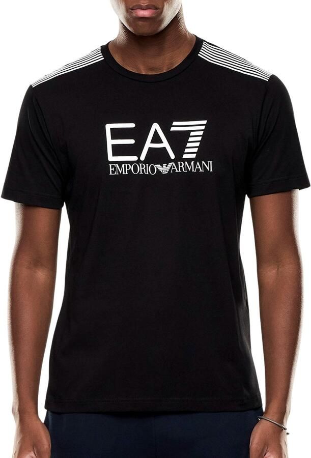 EA7 7-Lines Crew T-shirt Heren