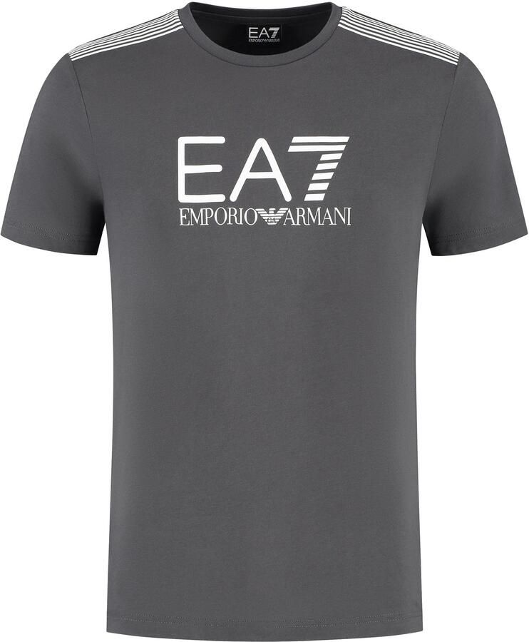 EA7 7-Lines Crew T-shirt Heren