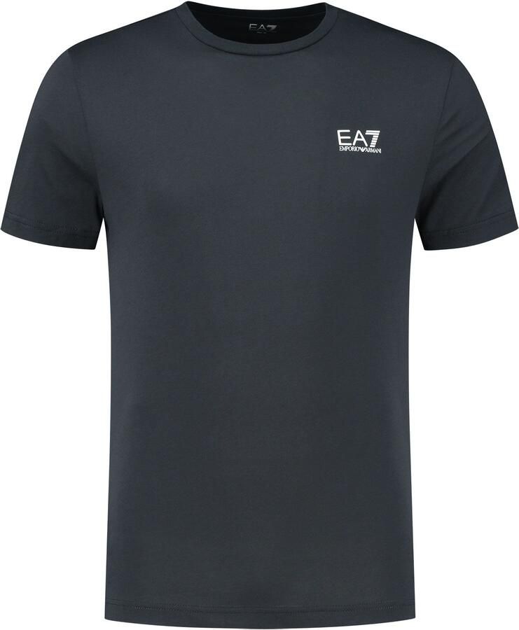 Emporio Armani EA7 Blauwe Core Identity T-shirt Blue Heren