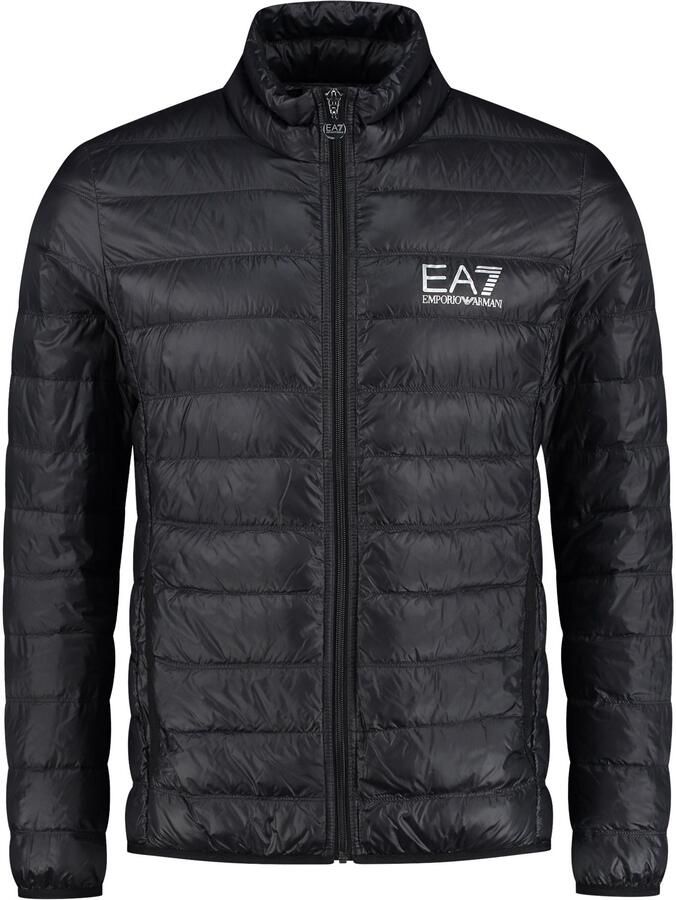 Emporio Armani EA7 Zwarte Jassen U 100gr Nylon Geen Capuchon Black Heren