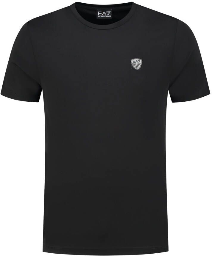 EA7 Emporio Armani Regular fit T-shirt met logopatch model 'Train'