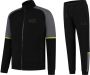 Emporio Armani EA7 Zwarte katoenmix trainingspak met ritssluiting sweatshirt en jogger broek Black Heren - Thumbnail 2