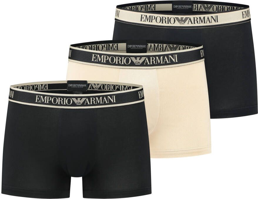 Emporio Armani Core Logoband Trunk Boxershorts Heren (3-pack)