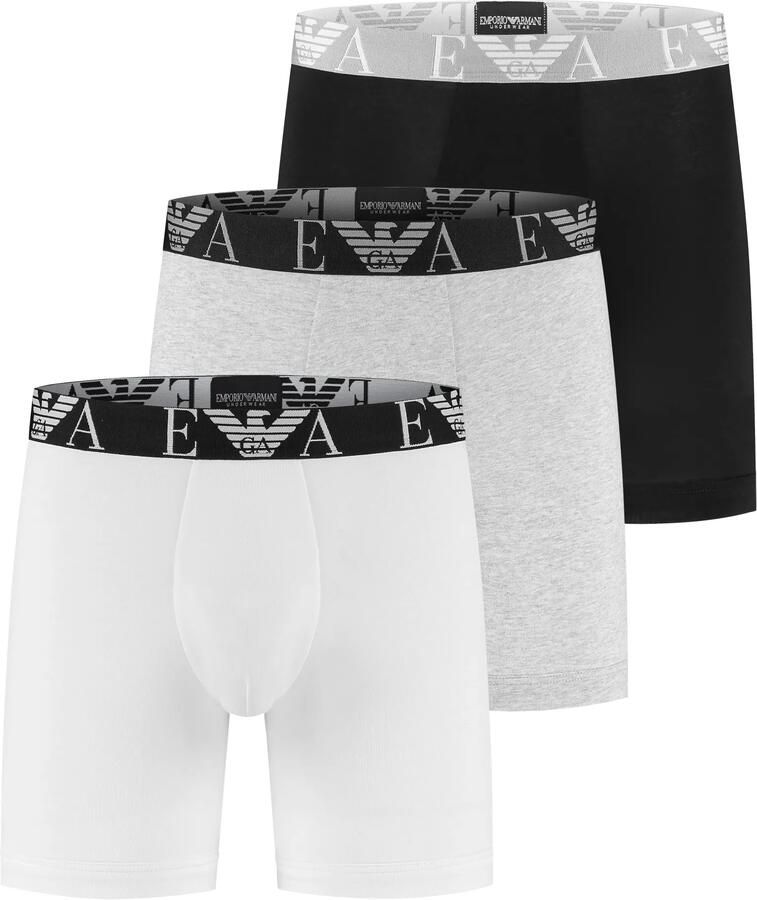 Emporio Armani Bold Monogram Boxershorts Heren (3-pack)