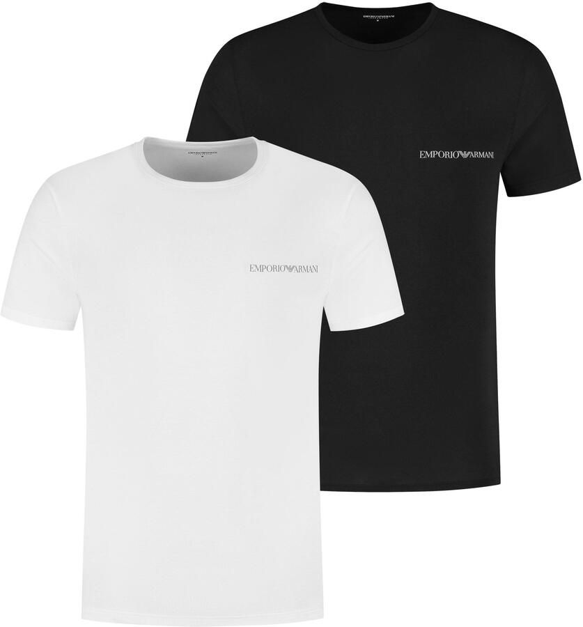 Emporio Armani Core Logoband Crew Neck Shirt Heren (2-pack)