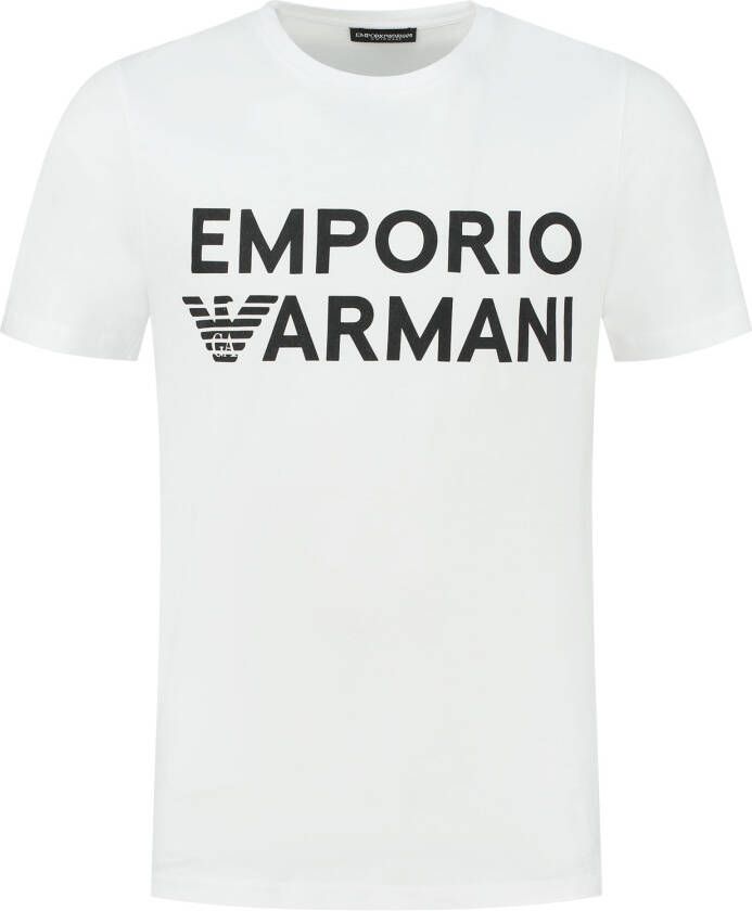 Emporio Armani Logo Crew Neck Shirt Heren