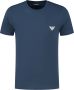 Emporio Armani Short Sleeve Shirts Blauw Heren - Thumbnail 2