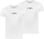 Emporio Armani Heren Katoenen T-shirt Herfst Winter Collectie White Heren - Thumbnail 1