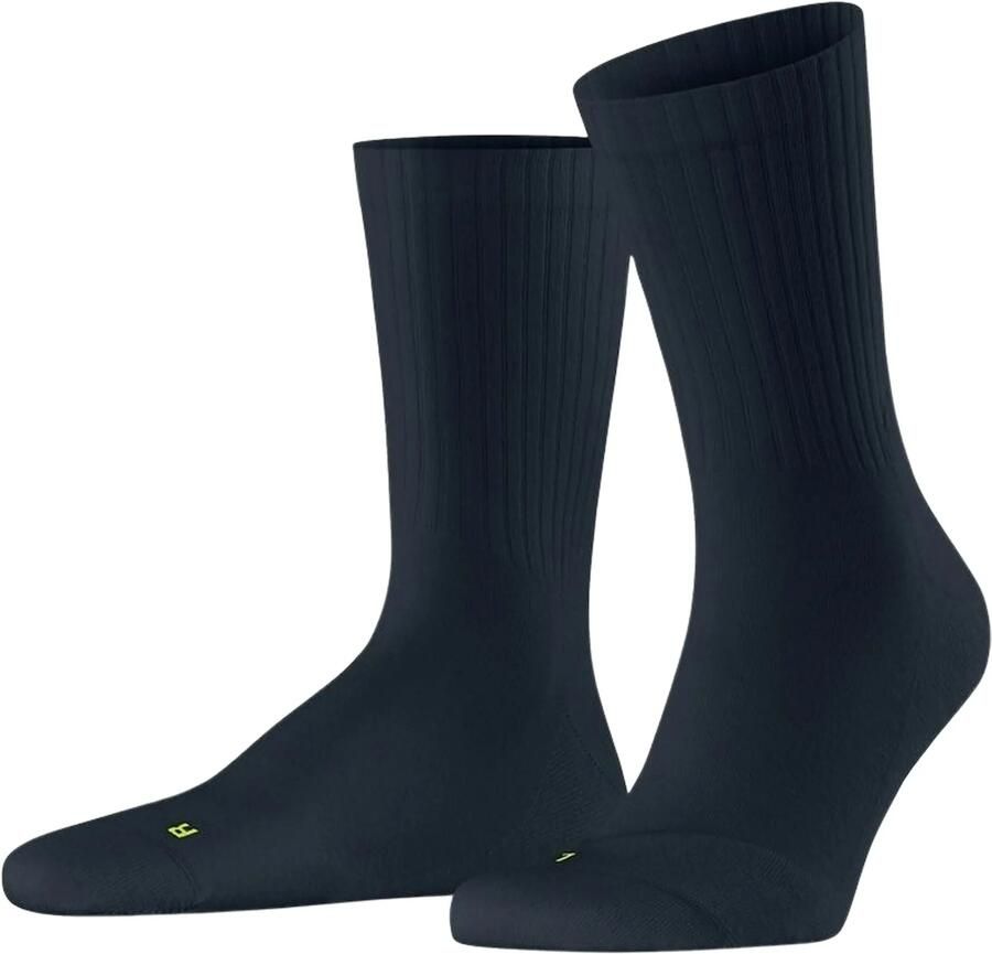 FALKE sokken Run Rib Crew donkerblauw