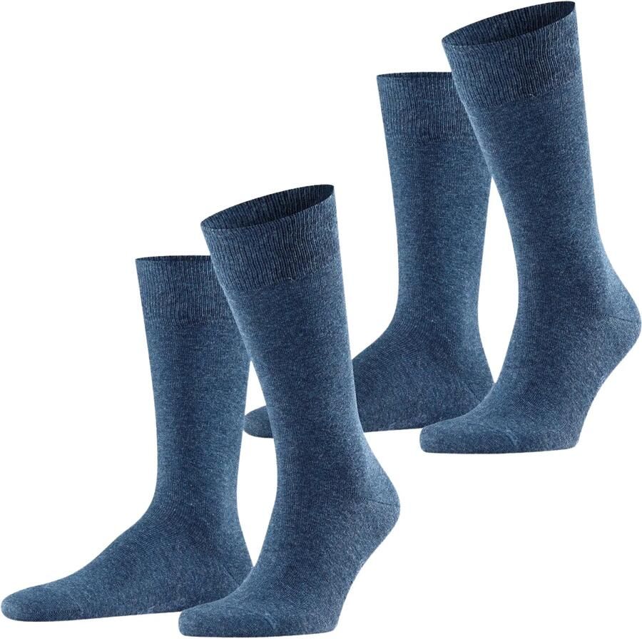 Falke Socks Swing Sokken 2-Pack Donkerblauw