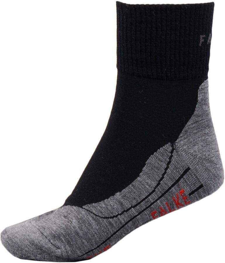 Falke tk 5 short wandelsokken zwart heren