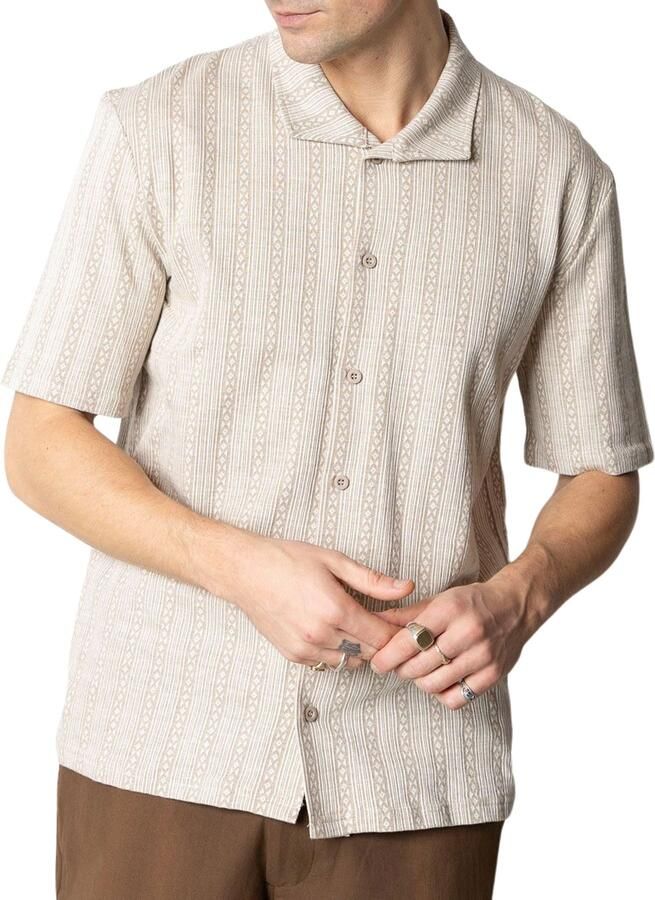 Fat Moose Hazy Jacquard Overhemd Heren