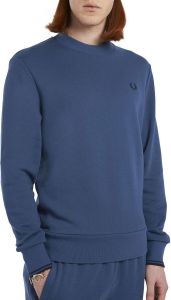 Fred Perry Sweater Logo Blauw Heren