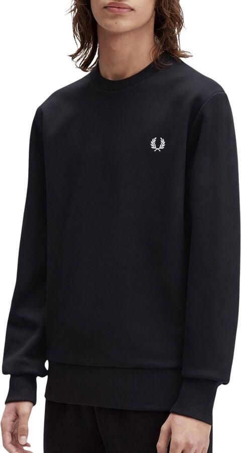 Fred Perry Bold Branding Crewneck Sweater Heren