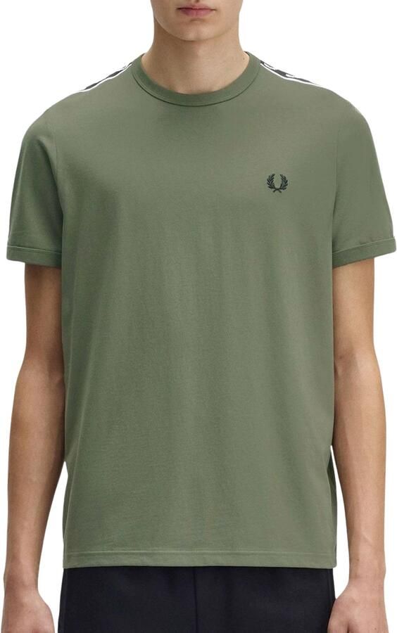 Fred Perry Contrast Tape Ringer Shirt Heren